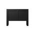 Headboard Queen Size Bedhead with Storage Shelves Black