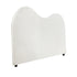 Bed Head King Single Headboard Boucle Fabric White