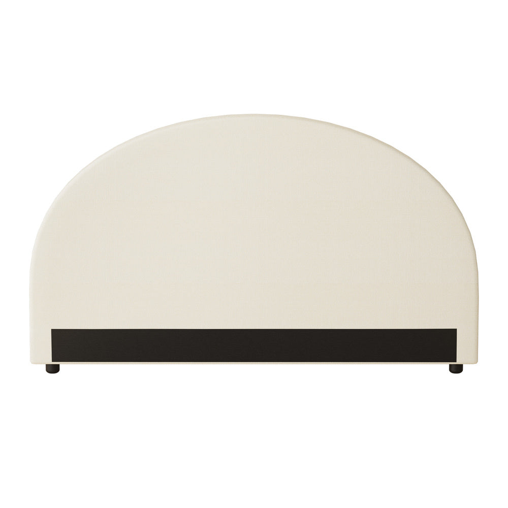 Bed Head King Size Headboard Fabric Beige