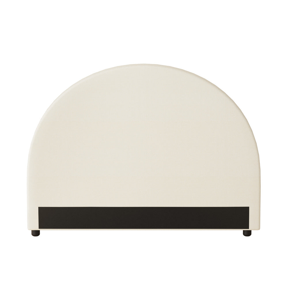 Bed Head King Single Headboard Fabric Beige