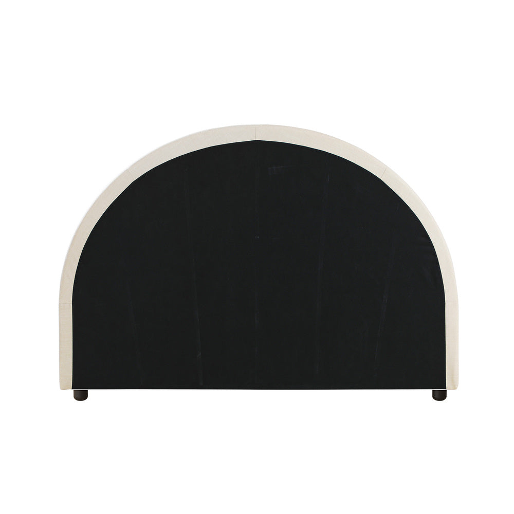 Bed Head King Single Headboard Fabric Beige