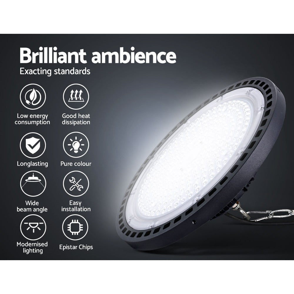 150W LED High Bay Light Warehouse Industrial Ceiling Lamp 15000LM