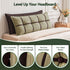 Headboard Pillow Double-Layer Storage Wedge Reading Backrest Double Set