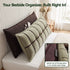Headboard Pillow Double-Layer Storage Wedge Reading Backrest King Chair