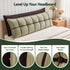 Headboard Pillow Double-Layer Storage Wedge Reading Backrest King Chair