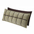 Giselle Bedding Headboard Pillow with Double-Layer Storage Wedge Reading Backrest with Adjustable Filling, Chenille Bed Rest Cushion for Daybed, Dorm, and RV Queen