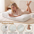 Giselle wedge pillow headboard with non-flattening shredded foam core, perfect for dorm reading or sofa lap desk, 330g corduroy cover, side pockets, King Single