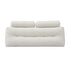 Giselle wedge pillow headboard with non-flattening shredded foam core, perfect for dorm reading or sofa lap desk, 330g corduroy cover, side pockets, Queen