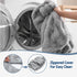 Giselle Wedge Pillow Headboard, Easy Wash Zipper Cover & Anti-Flat Foam, Couch Lumbar Support for Dorm Readers, 340g Faux Rabbit Fur with Dual Pockets, King Single