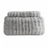 Giselle Wedge Pillow Headboard, Easy Wash Zipper Cover & Anti-Flat Foam, Couch Lumbar Support for Dorm Readers, 340g Faux Rabbit Fur with Dual Pockets, King Single