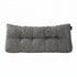 Giselle Headboard Pillow for Sitting in Bed, Upgraded Shredded Foam Reading Wedge Cushion for Lumbar Support, 320g Corduroy Backrest with Side Pockets for Dorm Daybed, Double