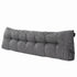 Giselle Headboard Pillow for Sitting in Bed, Upgraded Shredded Foam Reading Wedge Cushion for Lumbar Support, 320g Corduroy Backrest with Side Pockets for Dorm Daybed, King