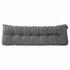 Giselle Headboard Pillow for Sitting in Bed, Upgraded Shredded Foam Reading Wedge Cushion for Lumbar Support, 320g Corduroy Backrest with Side Pockets for Dorm Daybed, King