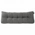 Giselle Headboard Pillow for Sitting in Bed, Upgraded Shredded Foam Reading Wedge Cushion for Lumbar Support, 320g Corduroy Backrest with Side Pockets for Dorm Daybed, Queen