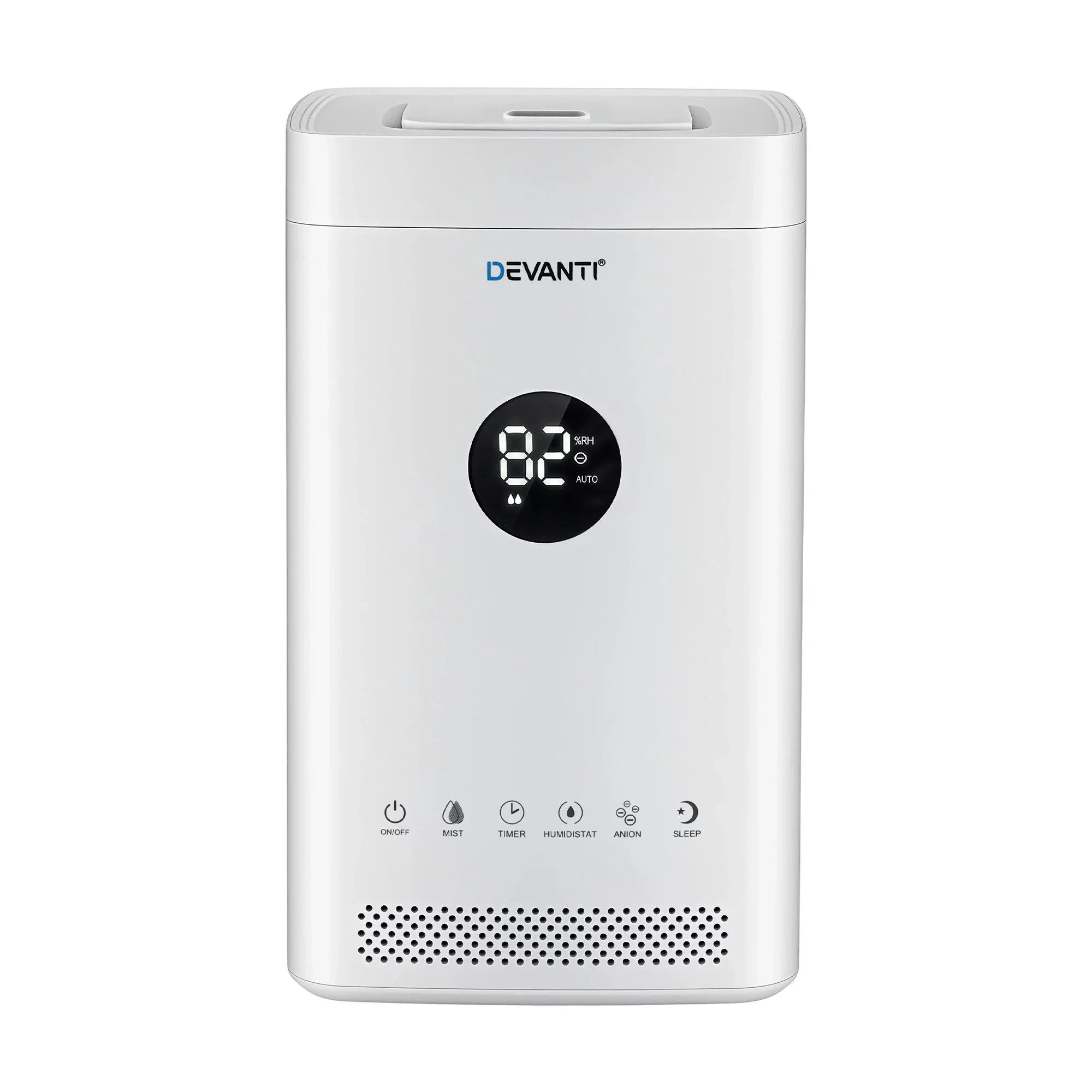 Ultrasonic Humidifier 3.5L – Cool Mist, Auto Humidity, Ioniser, Sleep Mode