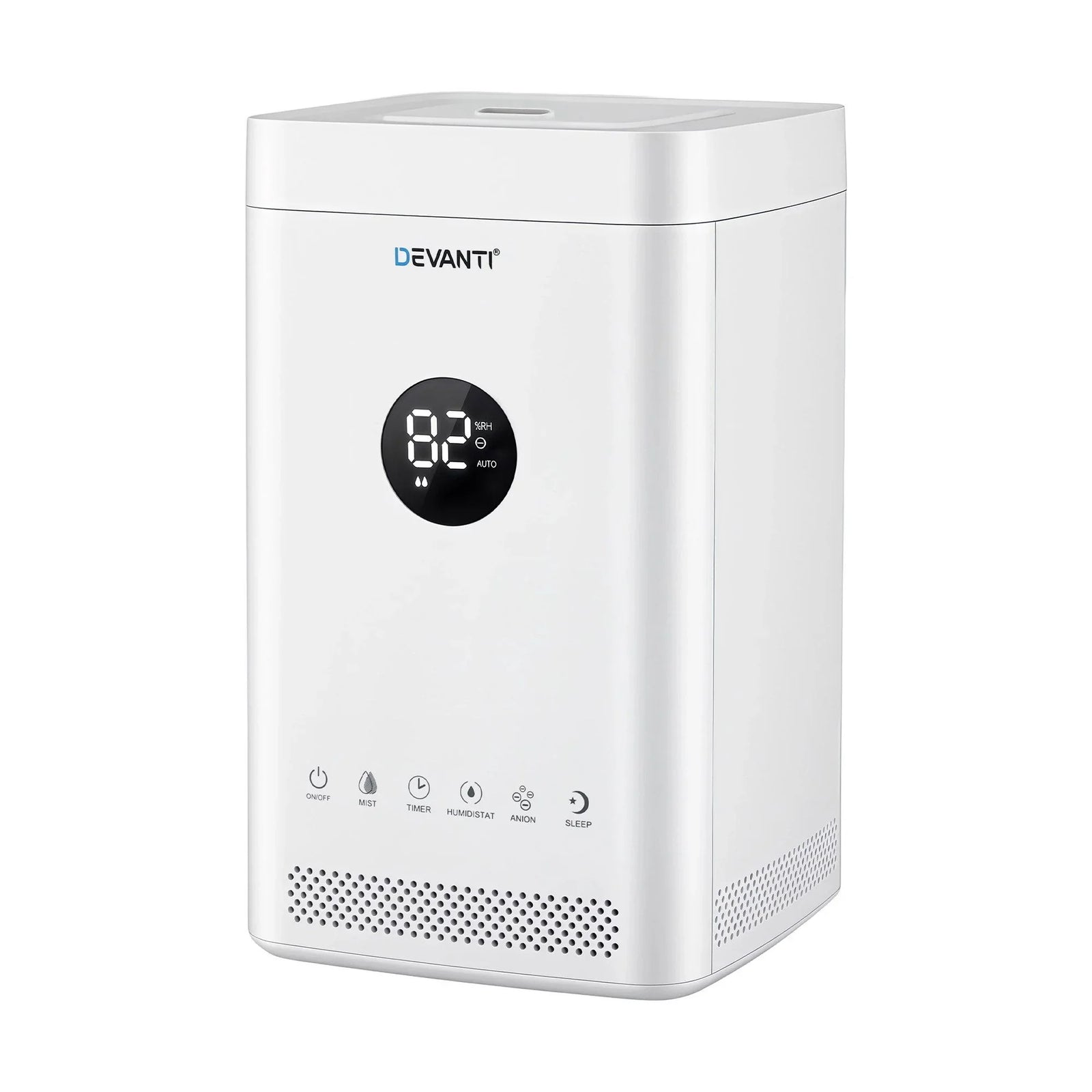 Ultrasonic Humidifier 3.5L – Cool Mist, Auto Humidity, Ioniser, Sleep Mode