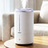 Ultrasonic Humidifier 4L – Aroma Diffuser, Top Fill, 360° Nozzle, White