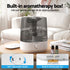 Humidifier – 4L Ultrasonic Cool Mist, 250ml/h, Top‑Fill, Aroma Tray, White