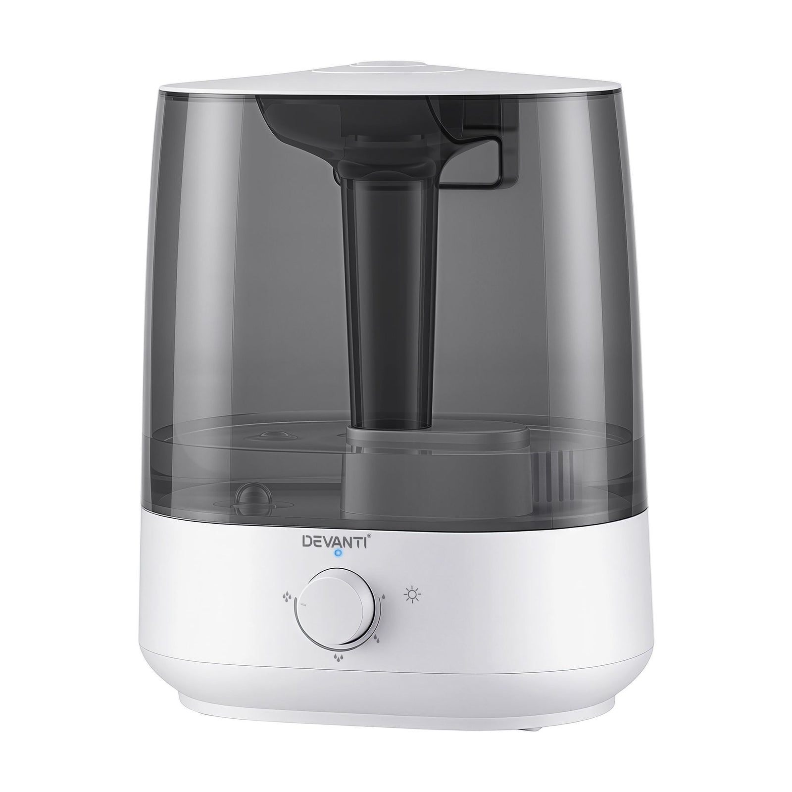 Humidifier – 4L Ultrasonic Cool Mist, 250ml/h, Top‑Fill, Aroma Tray, White