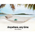 2 Person Rope Hammock Cotton Polyester Wooden Spreader Bars 180kg