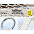 2 Person Rope Hammock Cotton Polyester Wooden Spreader Bars 180kg