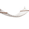 Single Hammock Cotton Rope Wooden Spreader Bars 150kg Cream