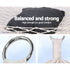 Single Hammock Cotton Rope Wooden Spreader Bars 150kg Cream