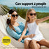Hammock Bed w/ Travel Bag Outdoor Lounge Chair Cream