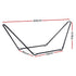 Hammock Bed Stand Steel Frame Outdoor Garden