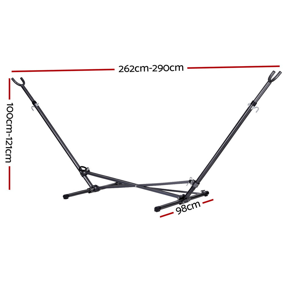 Hammock Bed Stand Steel Frame Outdoor Indoor