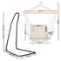 Hammock Chair w/ Adjustable Steel Stand – Indoor/Outdoor Hanging Seat