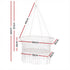 Gardeon Hammock Chair Cotton Swing Chair Outdoor Indoor Cream