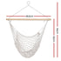 Gardeon Hammock Chair Outdoor Hanging Camping Mesh Indoor Cream