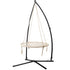 Hammock Chair Nest Web Outdoor Swing with Steel Stand 100cm