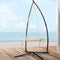 Hammock Chair with Steel Stand 100cm Outdoor Indoor Swing Nest