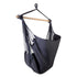 Hanging Hammock Chair with Cushions Timber Rail 120kg Grey Colour Finish