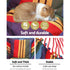 Hammock Chair with Timber Rail and Cushions 120kg Cotton Multi Colour Set