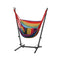 Gardeon Hammock Chair Outdoor Camping Hanging with Stand Rainbow