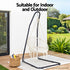 Hammock Chair Stand Heavy Duty Steel Frame Black