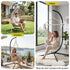 Gardeon Hammock Chair Stand 195cm Metal Frame 150kg for Hanging Swing Black