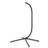 Gardeon Hammock Chair Stand 195cm Metal Frame 150kg for Hanging Swing Black