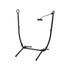 Hammock Chair Stand Iron Frame w/ Phone Holder Black