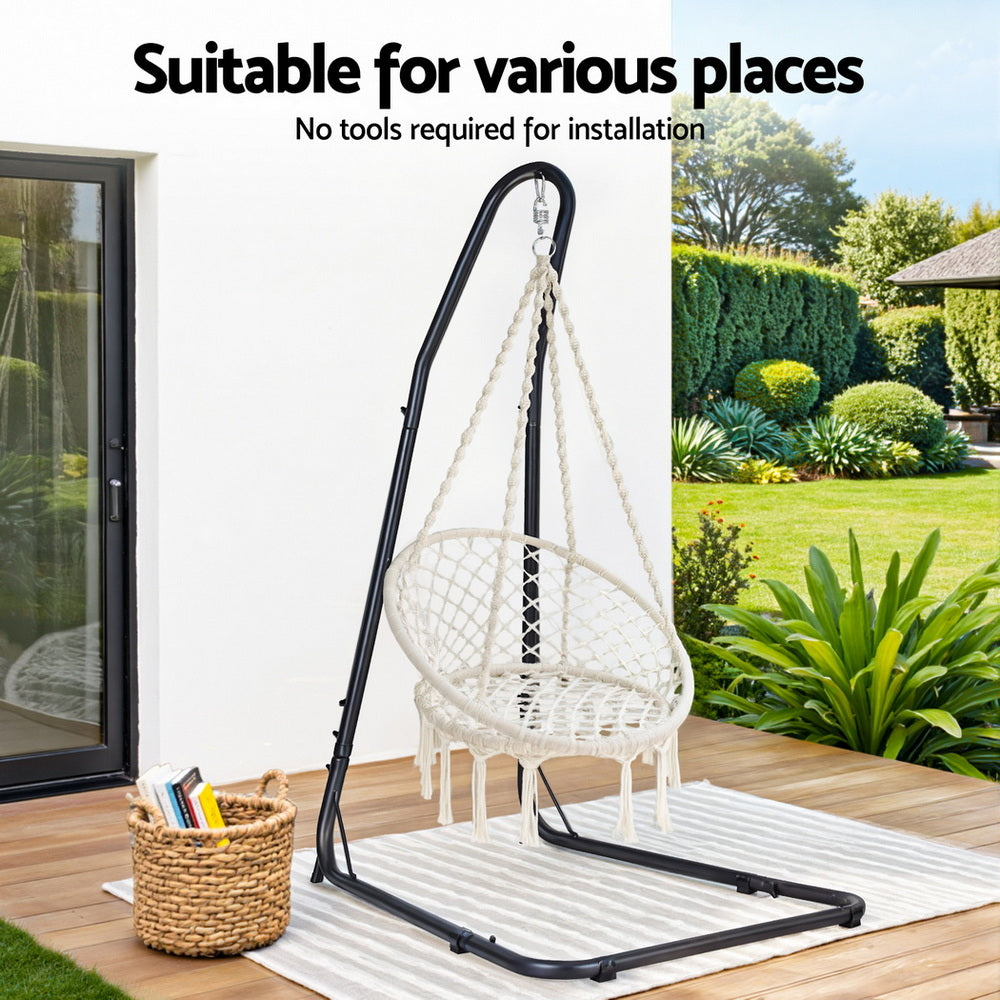 Hammock Hanging Chair with Steel Stand