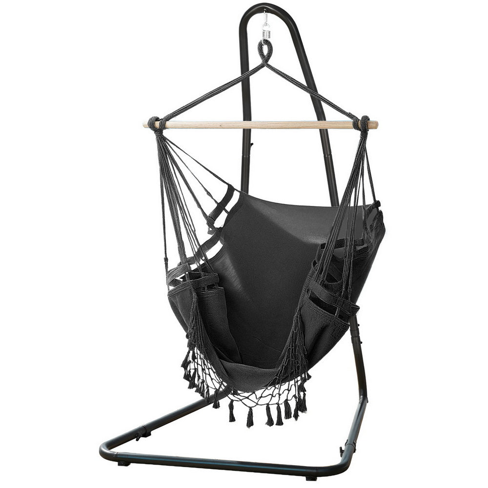 Hammock Hanging Chair with Steel Stand