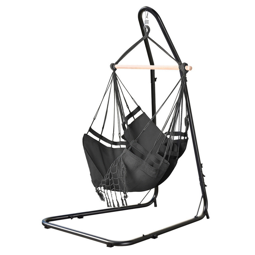 Hammock Hanging Chair with Steel Stand