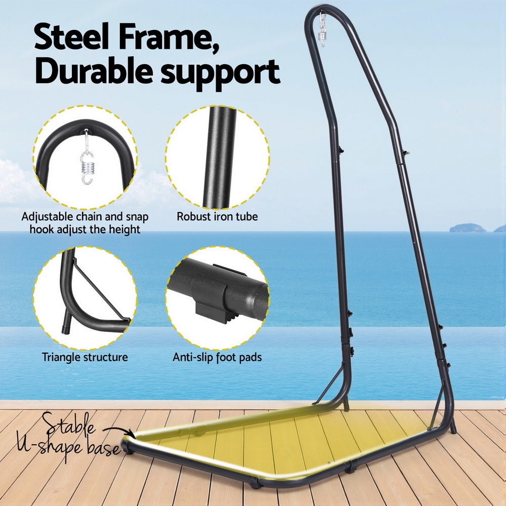 Hammock Hanging Chair with Steel Stand