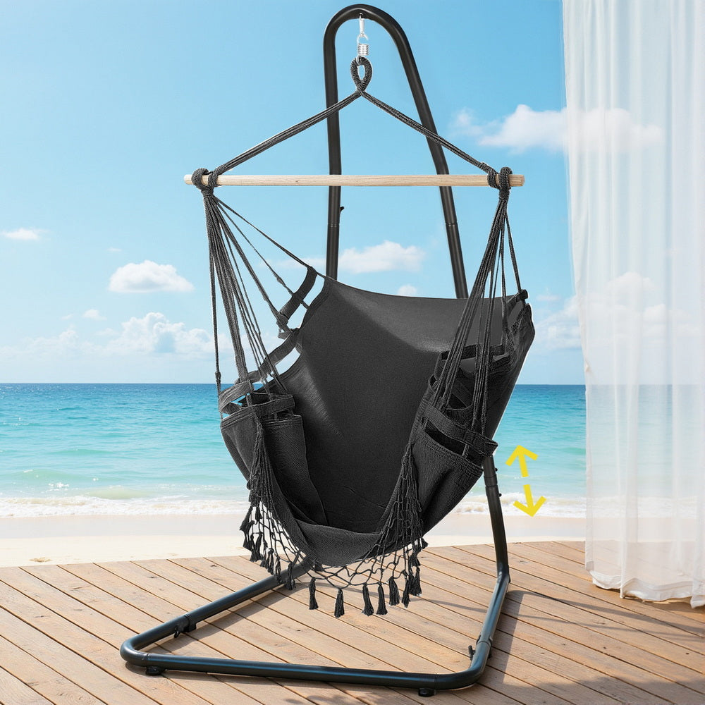 Hammock Hanging Chair with Steel Stand