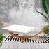 Timber Hammock 2 Person Larch Wood Frame 200kg Capacity Cream