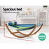 Kids Timber Hammock Outdoor Rocking Swing with Pillow Sky Blue Toy Set