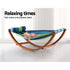 Kids Timber Hammock Outdoor Rocking Swing with Pillow Sky Blue Toy Set